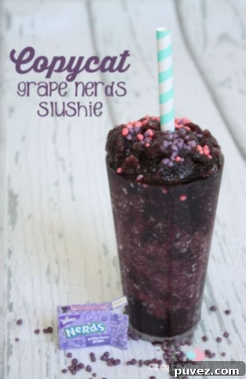 Copycat Grape Nerds Slushie