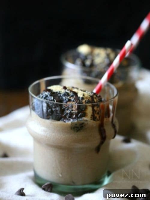 Double Chocolate S'mores Milkshake