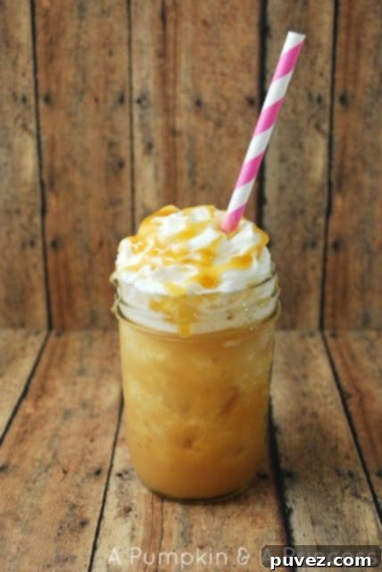 Frozen Caramel Drink