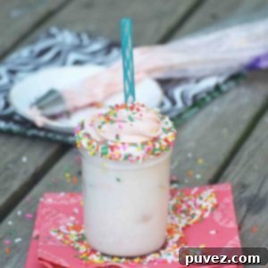 Grown up Funfetti Milkshake