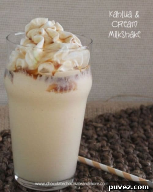 Kahlua and Cream Milkshake