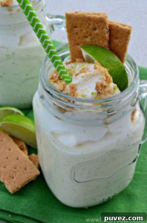 Key Lime Pie Milkshakes