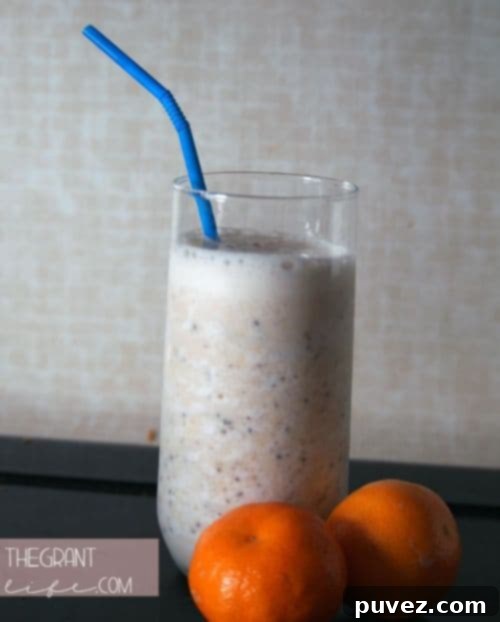 Banana Orange Breakfast Smoothie