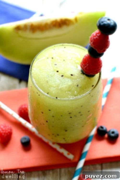 Kiwi Melon Frozen Sangria