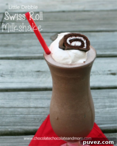 Little Debbie Swiss Roll Milkshakes