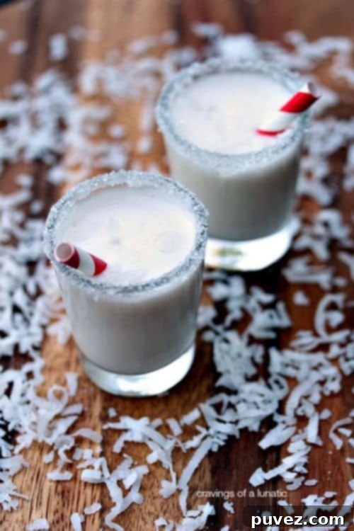 Mini Coconut Milkshakes