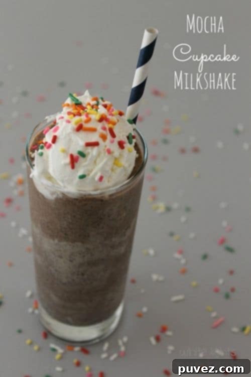 Mocha Cupcake Milkshake