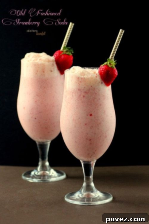 Old Fashioned Strawberry Soda