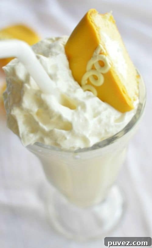 Orange Cream Cupcake Milkshake