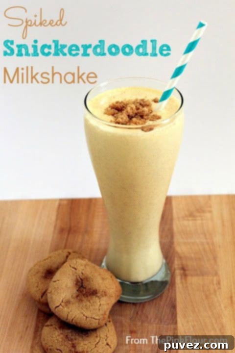 Spiked Snickerdoodle Milkshake