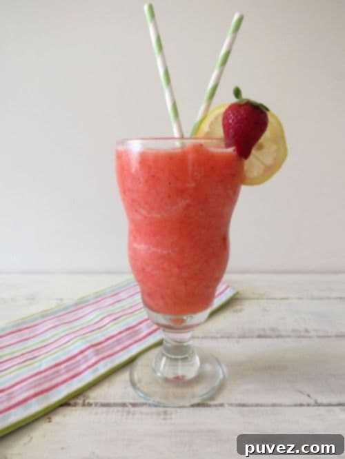 Strawberry Lemonade Frappe