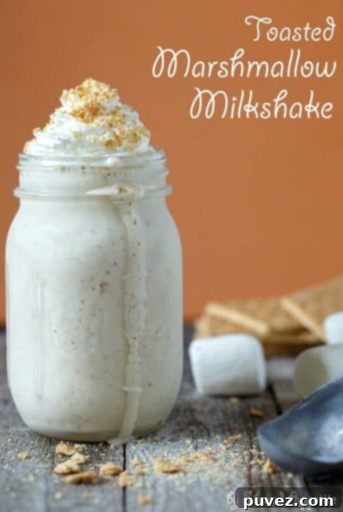 Toasted Marshmallow Milkshake