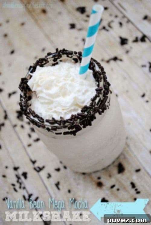 Vanilla Bean Mega Mocha Milkshake