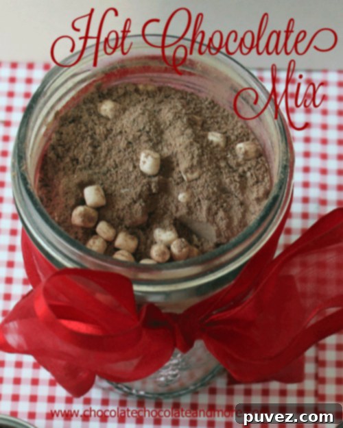 Homemade Hot Chocolate Mix recipe card footer