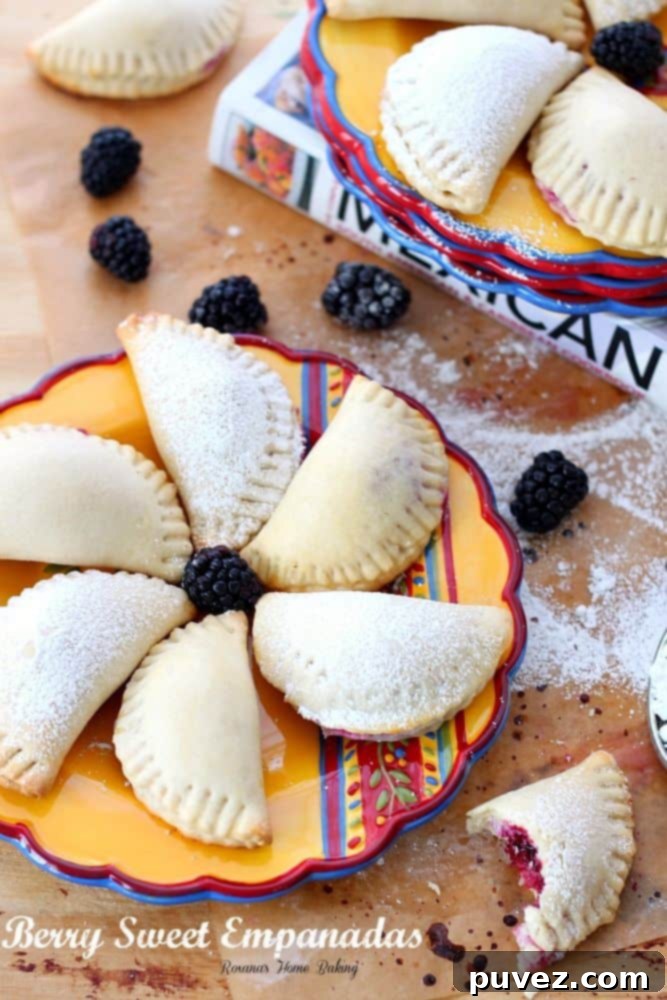 Berry Sweet Empanadas, fruit-filled pastries