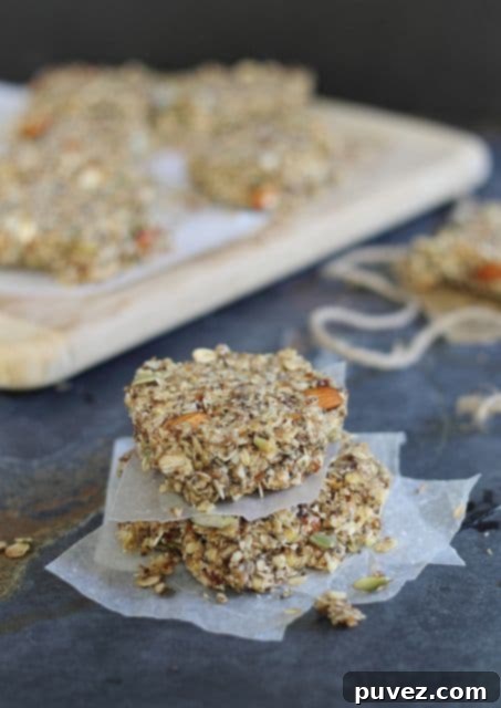Homemade Apple Cinnamon Granola Bars, a healthy snack