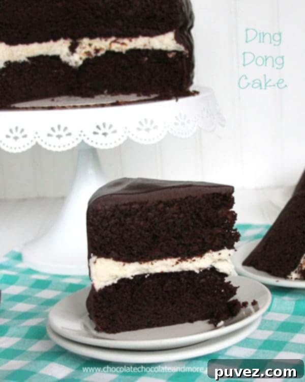 Homemade Ding Dong Cake
