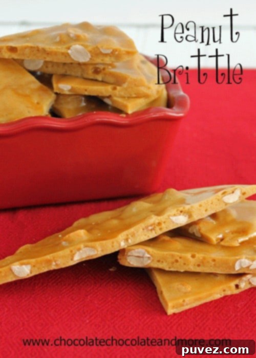 Delicious Peanut Brittle squares