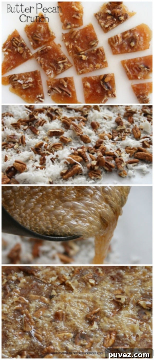 Butter Pecan Crunch-A light buttery taste combined with pecans and coconut, makes a great food gift!