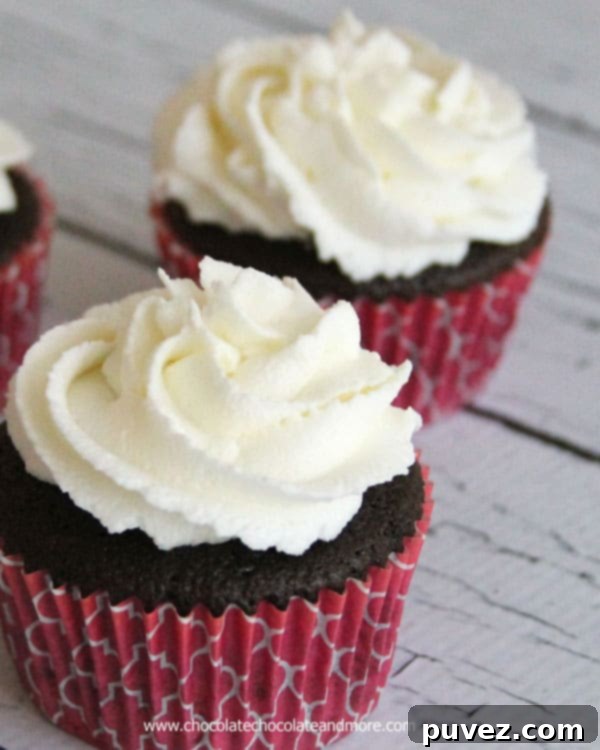 White Buttercream Frosting, almost perfectly white with the perfect buttery buttercream taste!