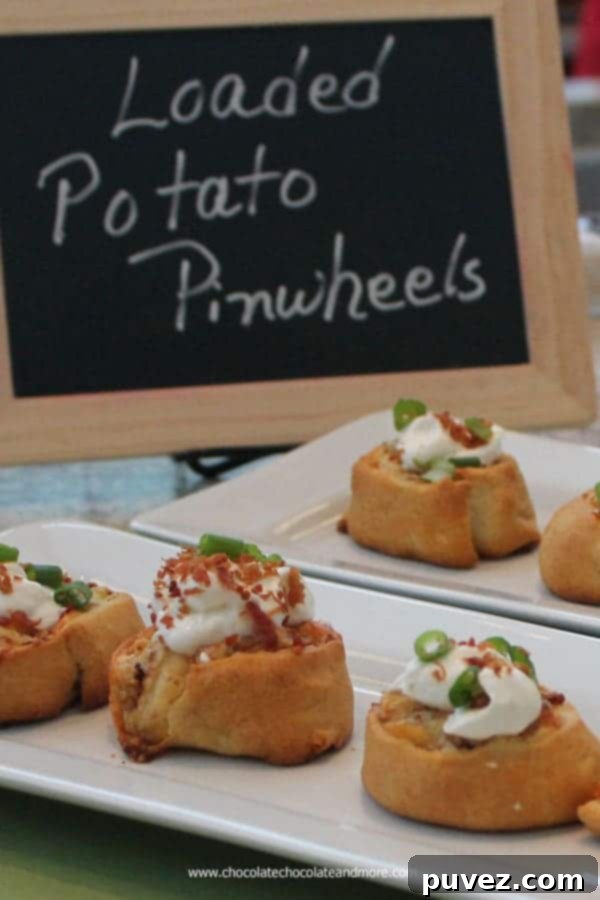 Loaded Potato Pinwheels