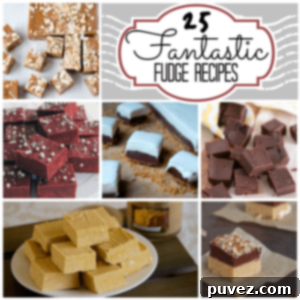 A collage of various fantastic fudge recipes.