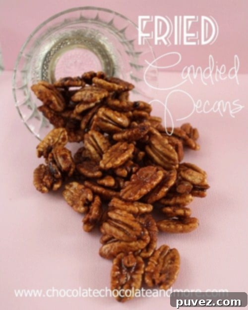 Fried Candied Pecans
