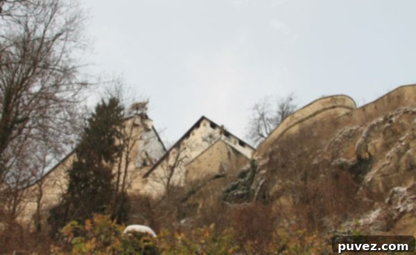 Hohensalzburg Fortress in Salzburg, Austria, a magnificent medieval castle perched on a hill.