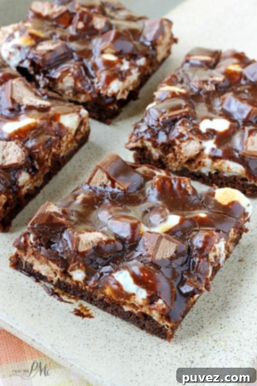Pinterest image for 3 Musketeer Mississippi Mud Cake