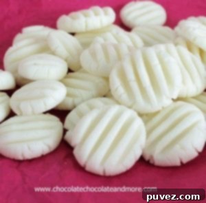 Easy-to-make Cream Cheese Mints, also known as Wedding Mints, perfect for any special event.