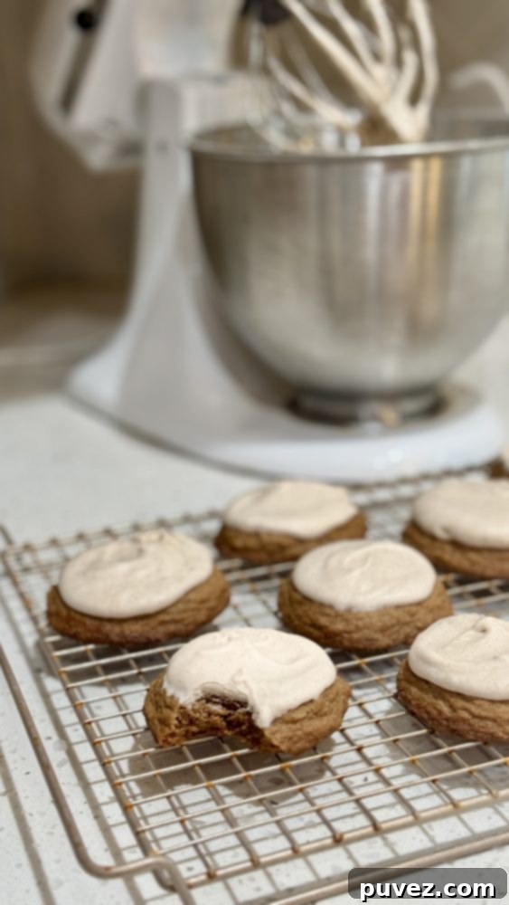 Soft Glazed Cinnamon Cookies Soft Glazed Cinnamon Cookies